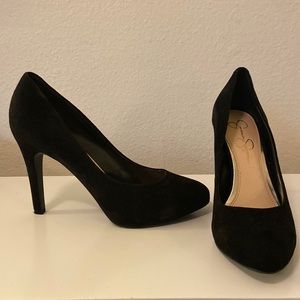 Black suede pumps - Jessica Simpson